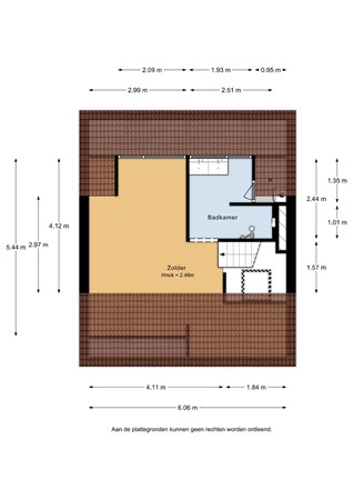 Floorplan - Floris Van Boekhorststraat 9, 3633 CN Vreeland